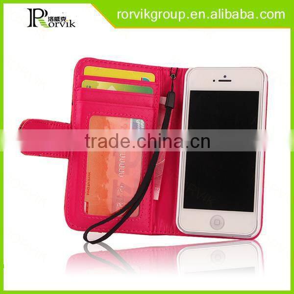Mobile phone case for iPhone 5S, pu leather case for iPhone5, for iPhone 5 leather case
