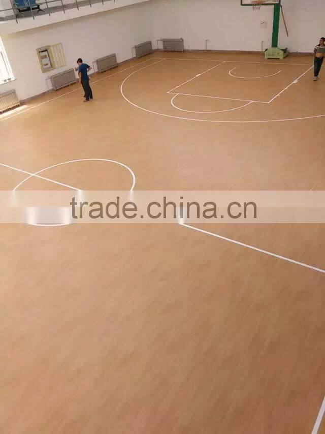 pvc wood like flooring,wood like pvc basketball court flooring