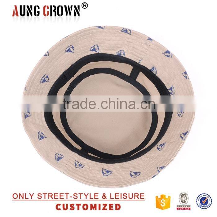 fashion cheap lovely 100% cotton bucket hat/cap