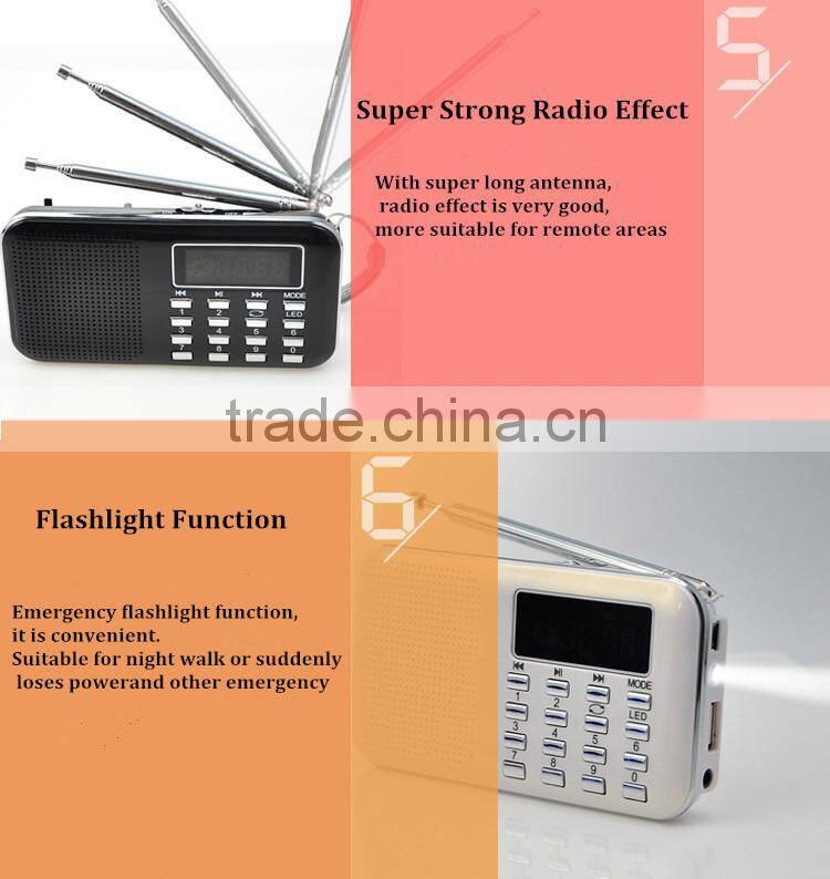 portable studio speaker with fm am radio and mp3 speaker