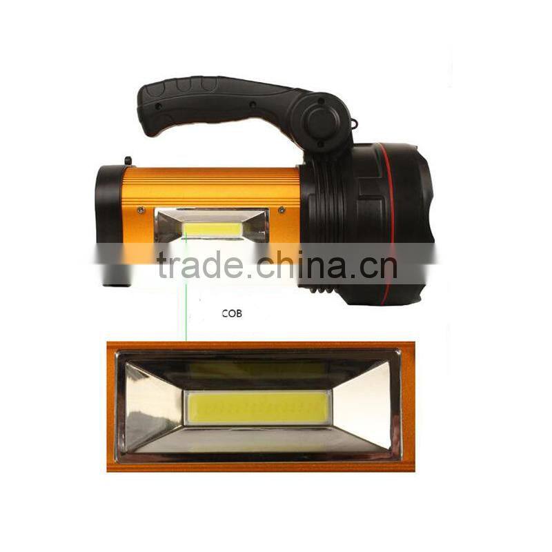 3900 portable lamp searchlight USB Mobile Power Rechargeable LED flashlight outdoor usb led light