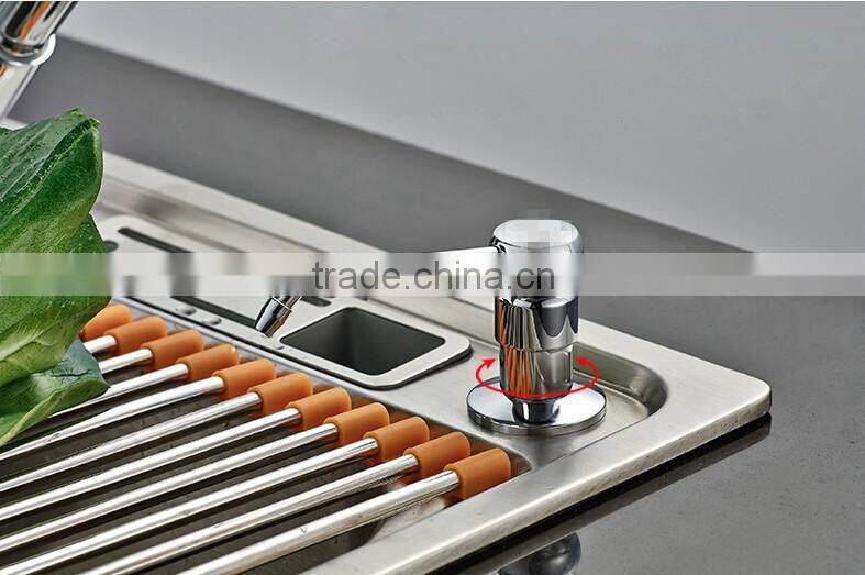 Kitchen gadgets hot selling 2015 Top grade kitcehn stainless steel soap dispenser
