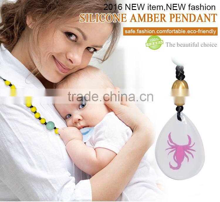 Lovers couples personalized gifts heart fda silicone charms amber pendants