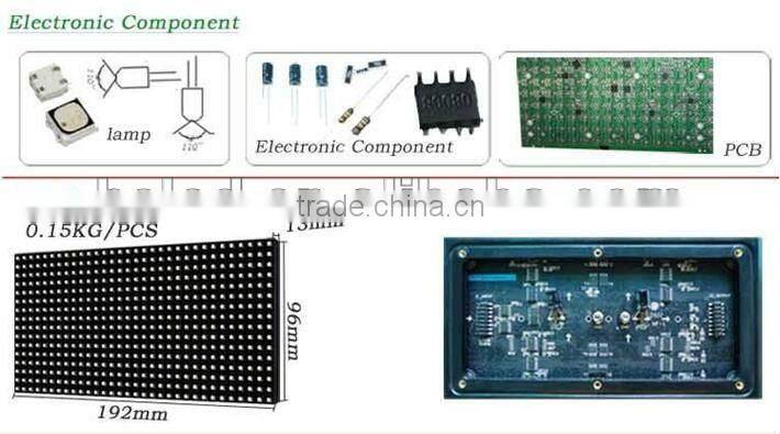 giant P7.62 indoor video screen display panel tv board