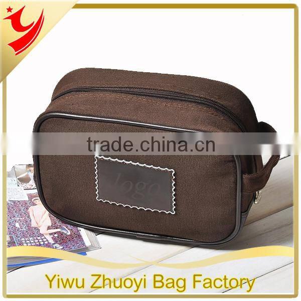 2015 Promotional Canvas Cosmetic Bag/ Toiletry Case for Travel wholesale
