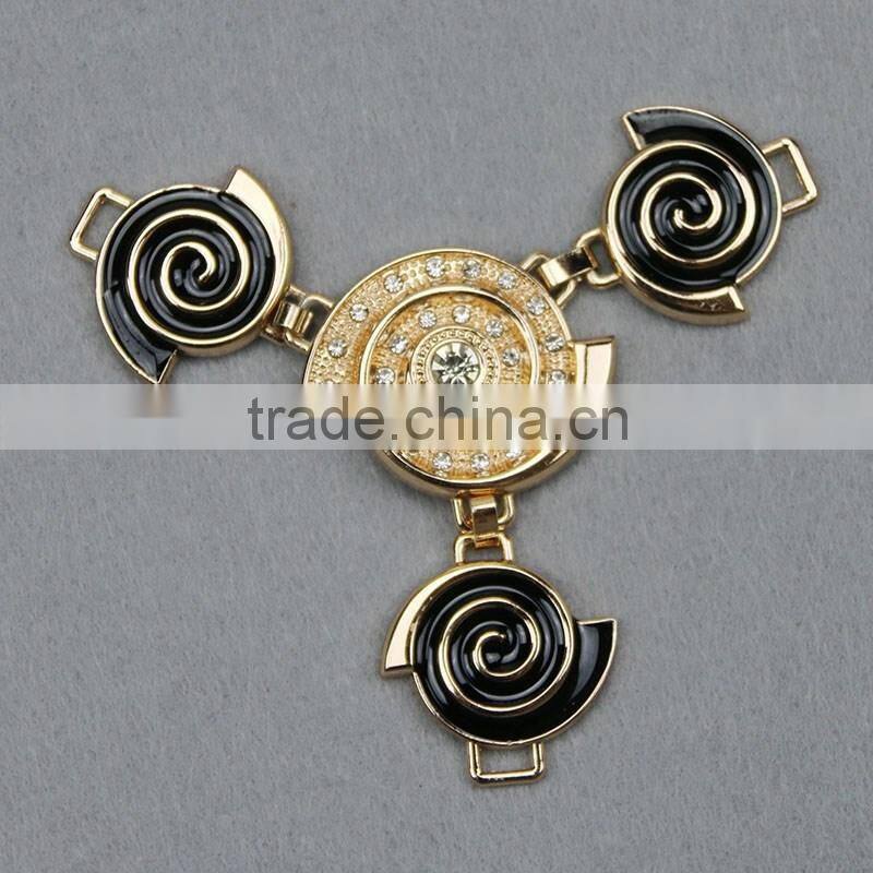 Hot sale shoe buckel accessories,metal crystal accessory jewelry for shoes