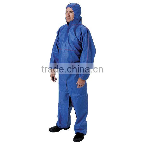 Disposable industrial coverall for paint