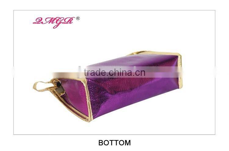 Wholesale fashion ladies PU cosmetic bag