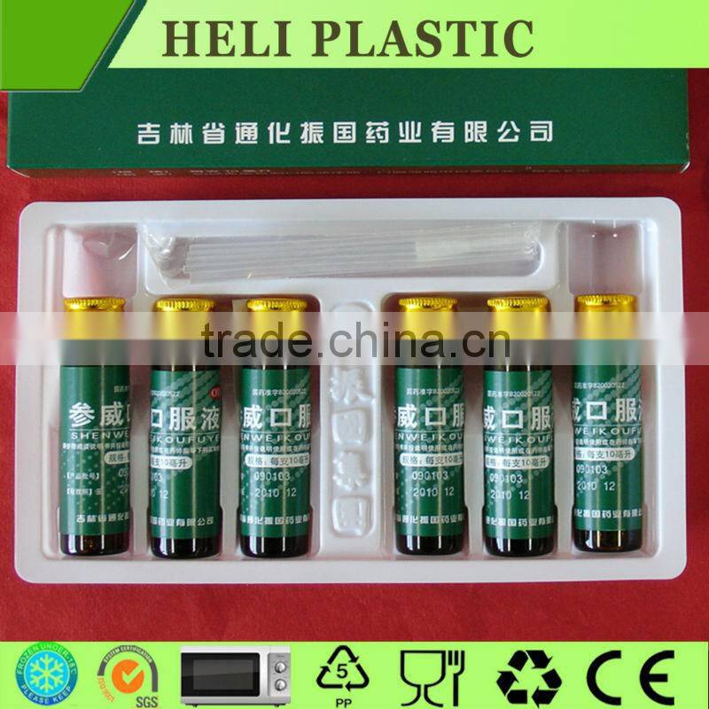 Blister process plastic medical inner tray