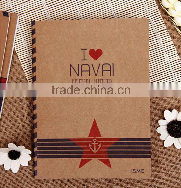 2014 Wholesale notebook of kraft paper cover