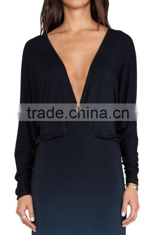 Women gowns black blue new dye evening dress gowns China online shopping dress wholesale