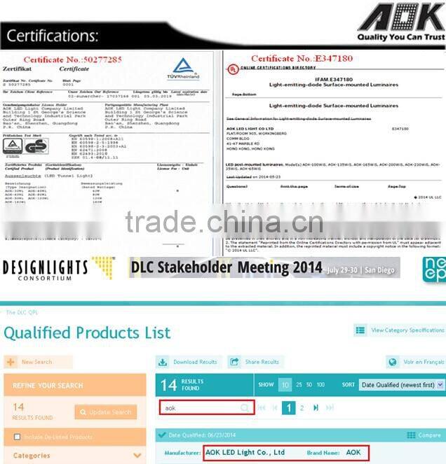 UL cUL DLC TUV SAA 250W LED Low Bay Light