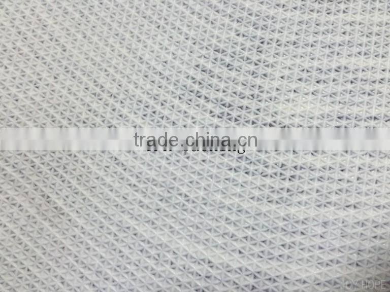 Microfiber bath rugs with TPR backing