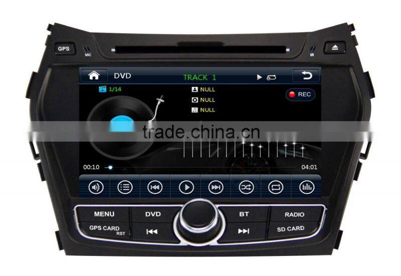 touch screen stereos audio type player multimedia navigator car stereo for Hyundai ix45 gps