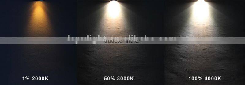 CCT Dimming led bulb gu10 Ra88 GU10 led dimmable 6 watt CE,RoHS Certification gu10 led bulbs