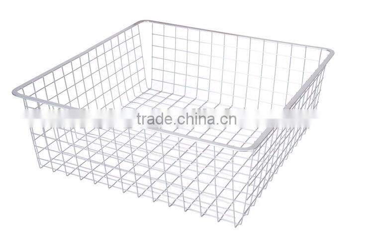 Easy to Assemble Combinable Metal Pull Out Wire Basket