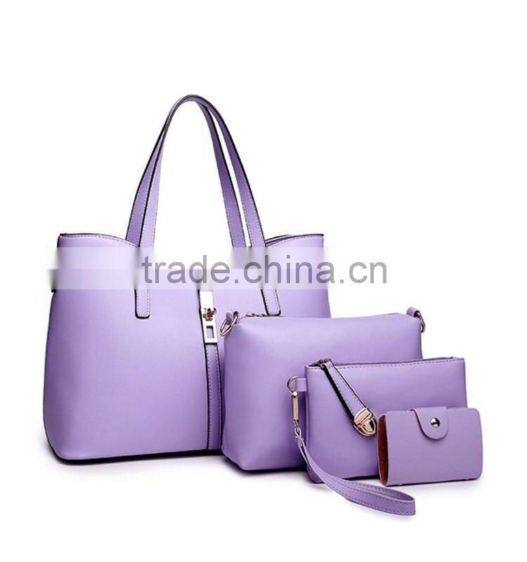 supplier from China women bag set leather three pieces