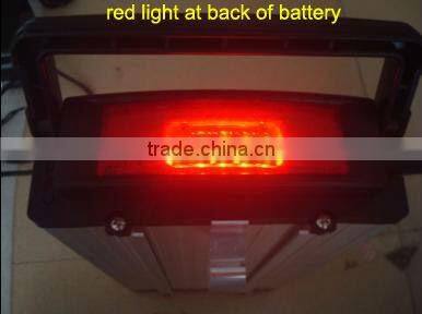 36volt lifepo4 lithium ion battery for ebike/10ah rear rack style