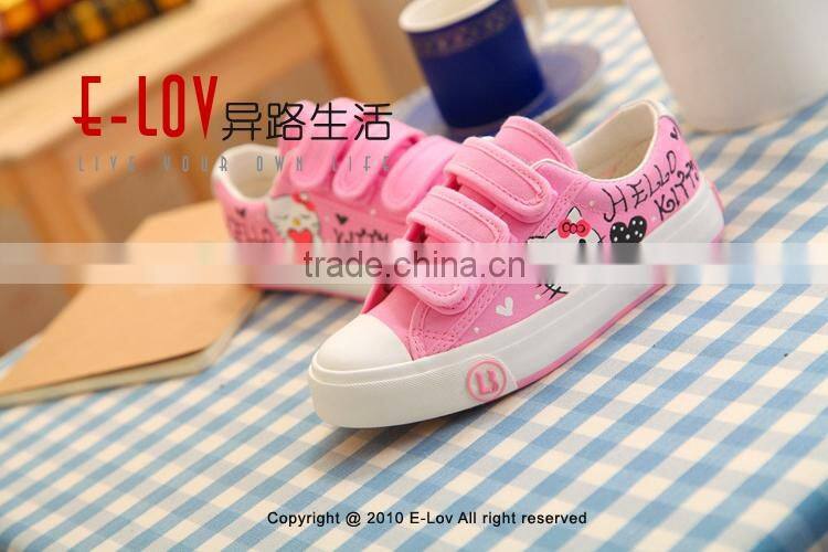 Hot sales cheap new style wholesale canvas shoes girls
