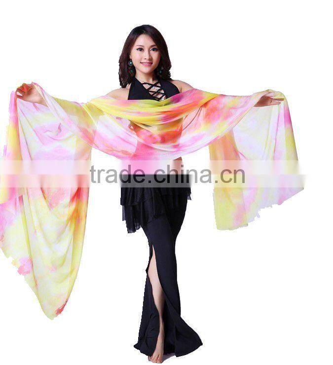 2014 Wuchieal Belly Dance Veils Made of Diamond Hemp