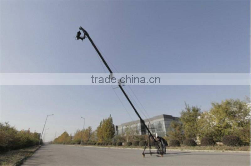 29.5ft Pan Tilt head 10 kilo camera jib arm crane LCD monitor tripod kit