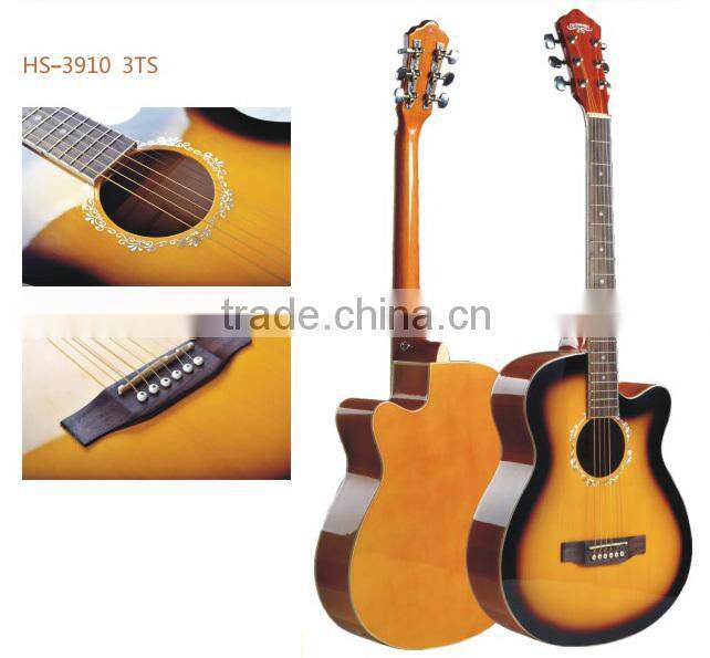 wholesale&OEM 39" 40" 41" beginner acoustic guitar electric music guitar