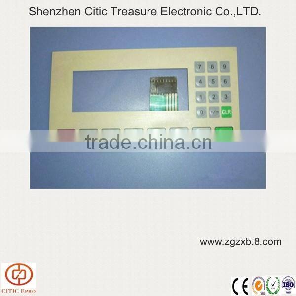 Custom design push button membrane switch