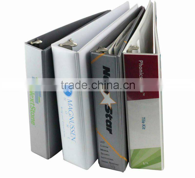 2014 Newest office pu A4 leather ring file folder