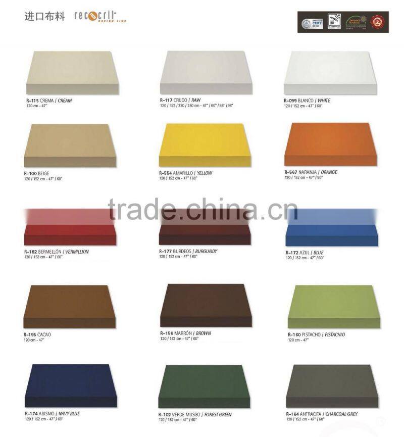 Outdoor retractable aluminium awning