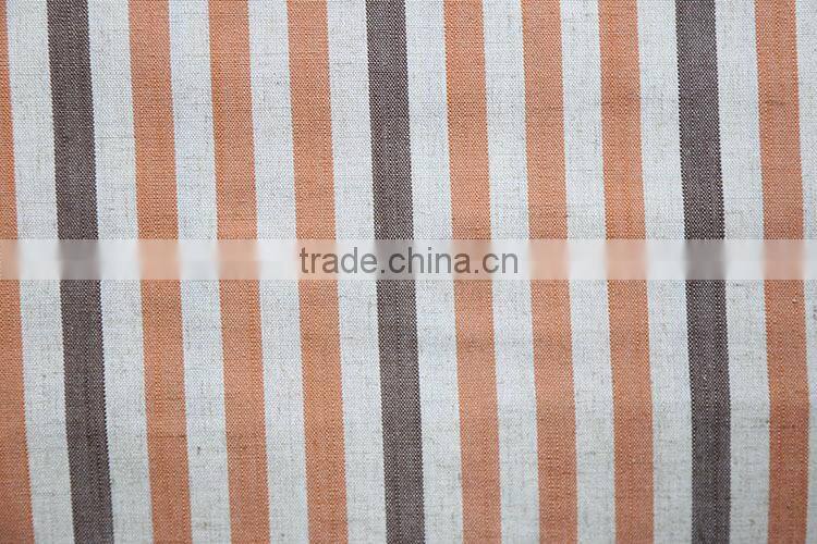 High quality Turkish stripe yarn dyed curtain fabric for hotel room curtains