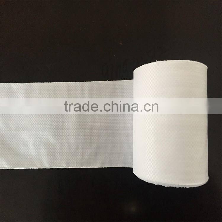 polypropylene woven sack roll/pp woven fabric roll for flour,rice,materials,sugar packing