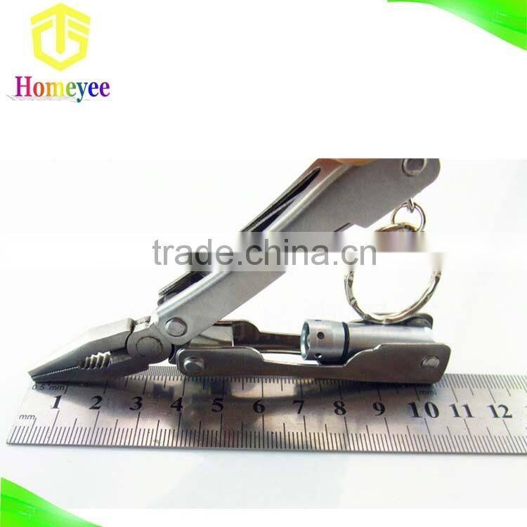 mini pocket plier Combination Plier Multi-Function Foldable Pliers with LED light