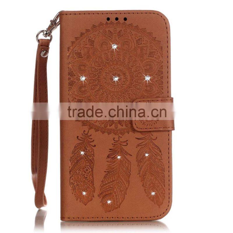 Express wallet cases smartphones with diamond for samsung mobile phones j7 prime