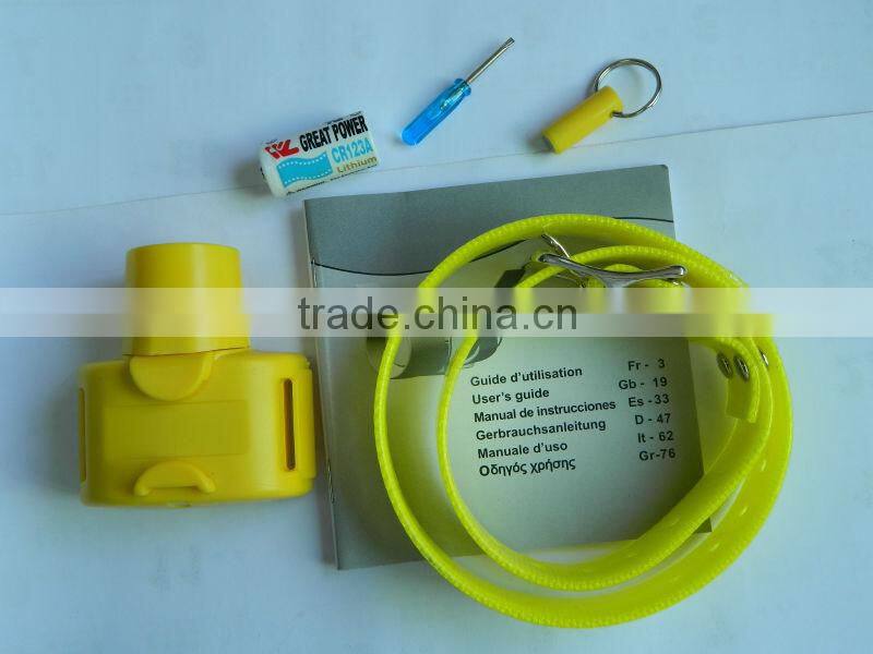 Waterproof training dog collar