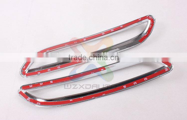 Chrome Rear Tail Fog Light Lamp Cover Trim 2pcs REAR FOG LAMP COVER FOR AVANTE 2012-2013