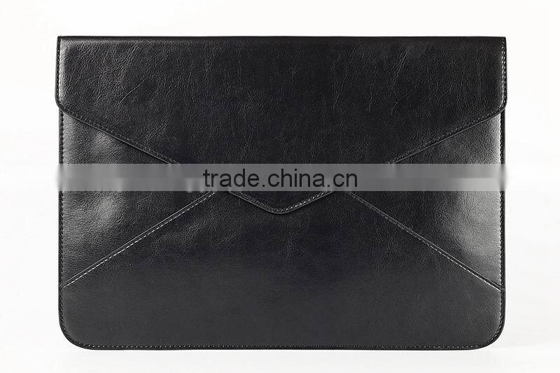 Fashion design leather sleeve for Macbook air/Pro
