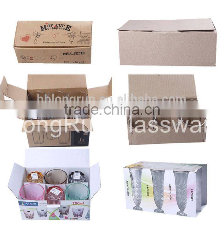 LongRun eco-friendly 800ml transparent patterned glass fruit plate