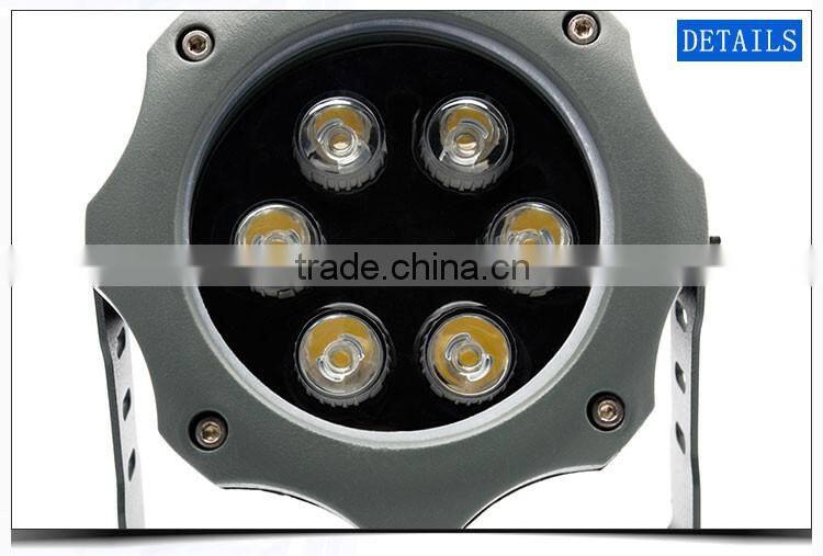 IP65 waterproof rgb graden 9W LED spot lamp