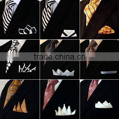 fashion Custom mens Silk digital printing Pocket Square