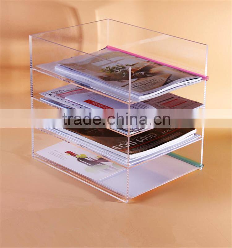 museum display brochure boxes acrylic brochure holder