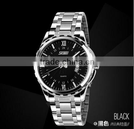 fashion man stainless steel japan movt wrist watch
