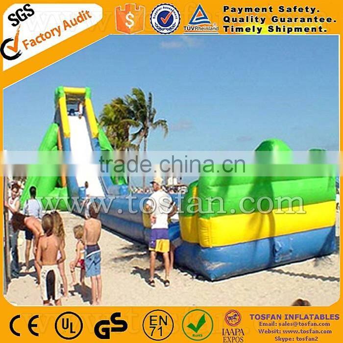 50m long giant inflatable slide hippo slide A4040