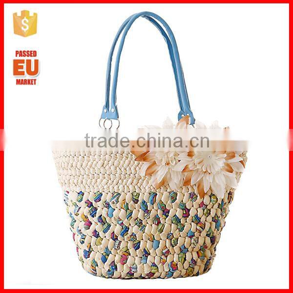 Wholesale shoulder straw bag&straw summer bag