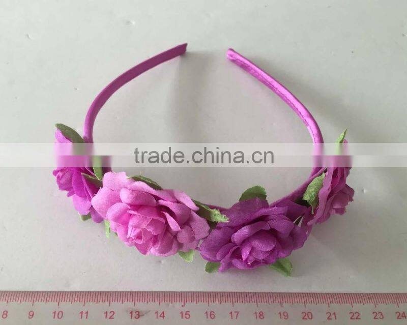 hot sell simulation roses with headband