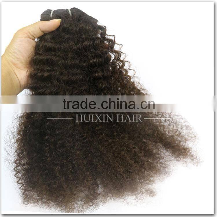 Cambodian Kinky Curly Hair Weaves No Tangle No Shedding Virgin Remy Hair