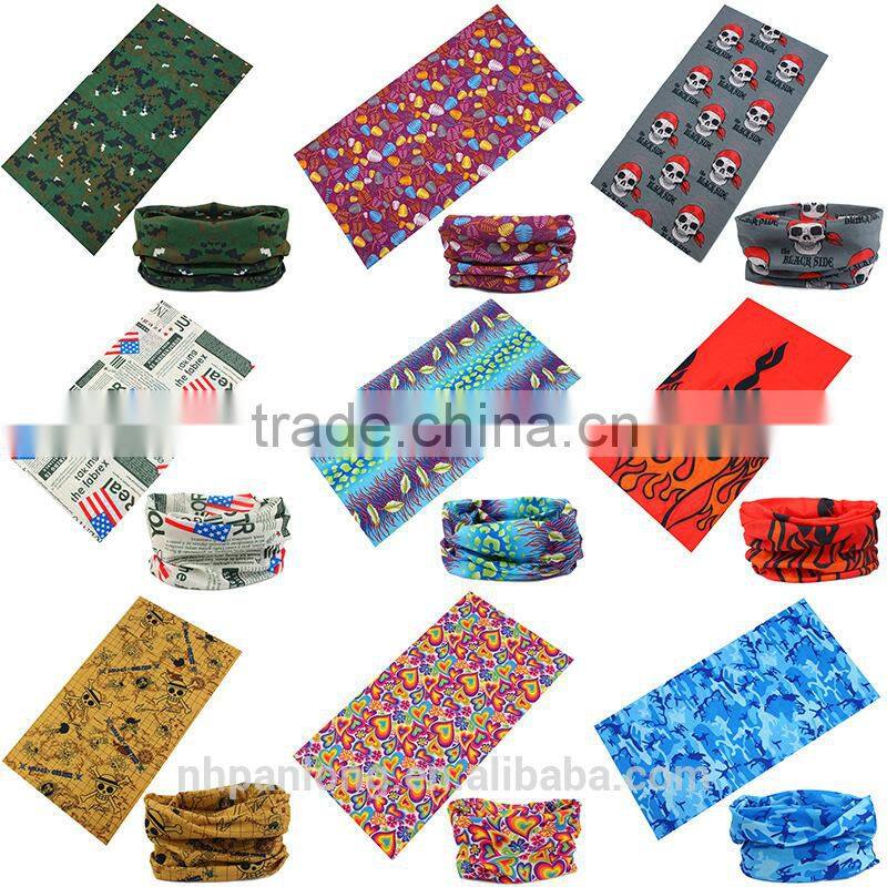 multifunction plain seamless tube bandana