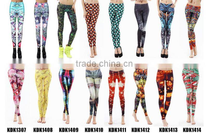 2016 New arrival Women Legins Spider-Man Fitness Sexy Red Leggings