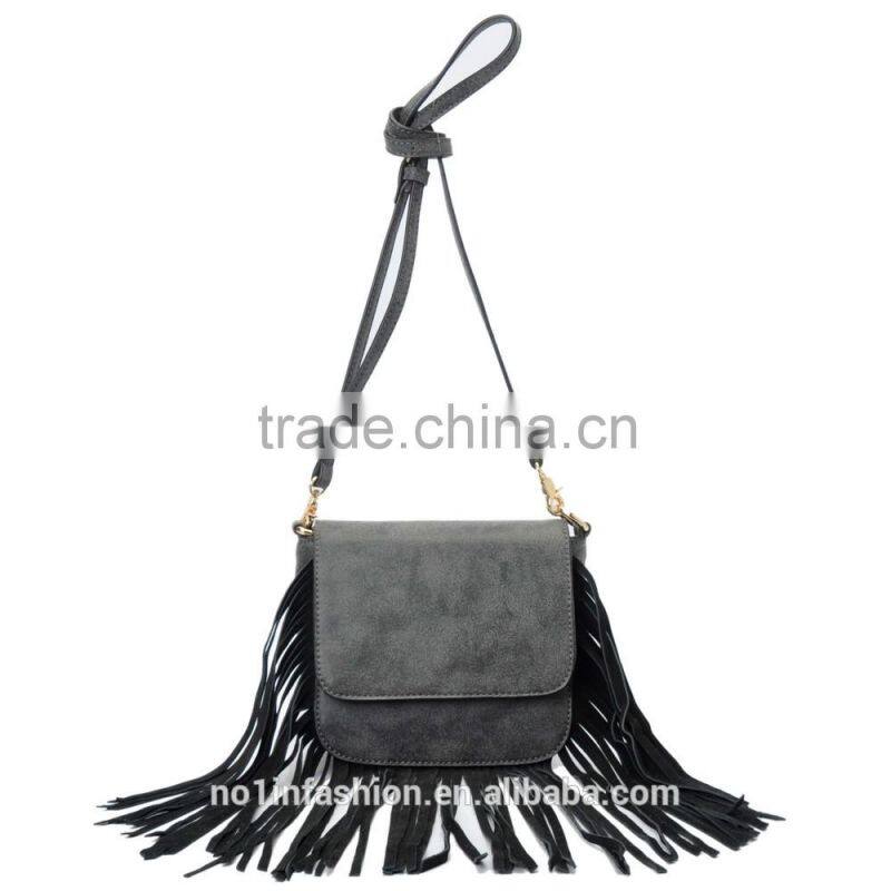 Iterm no.: S2527 handy mini classic n punk shoulder bag/ tassels handbag