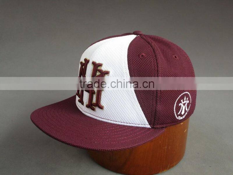 Custom Diamond polyster fabric snapback cap with 3D embroidery logo