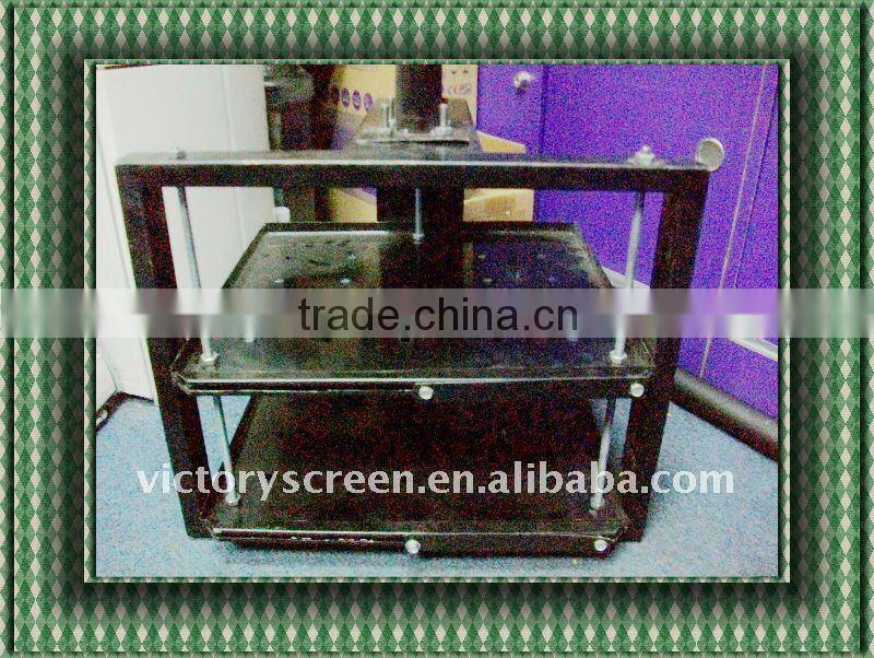 3D cinema silver screens with black and eyelet